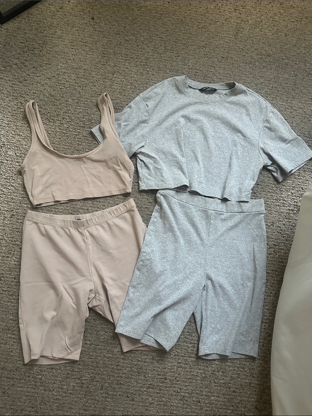Fashion Nova Biker Shorts Set Bundle